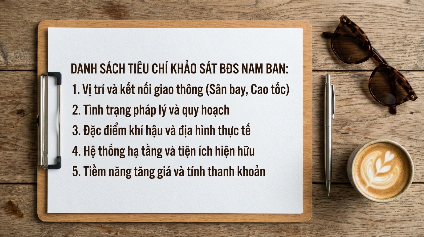Danh sách tiêu chí khảo sát nhà đất Nam Ban Lâm Hà khi đi thực địa kết hợp du lịch