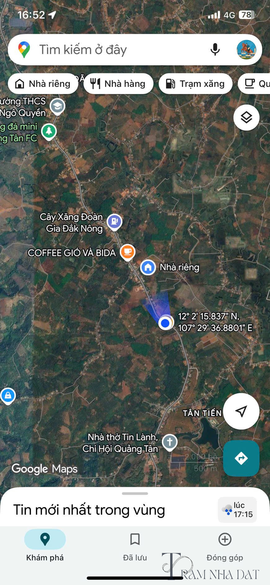 Bán đất Quảng Tân, Tuy Đức 970m², cách QL14 khoảng 6km