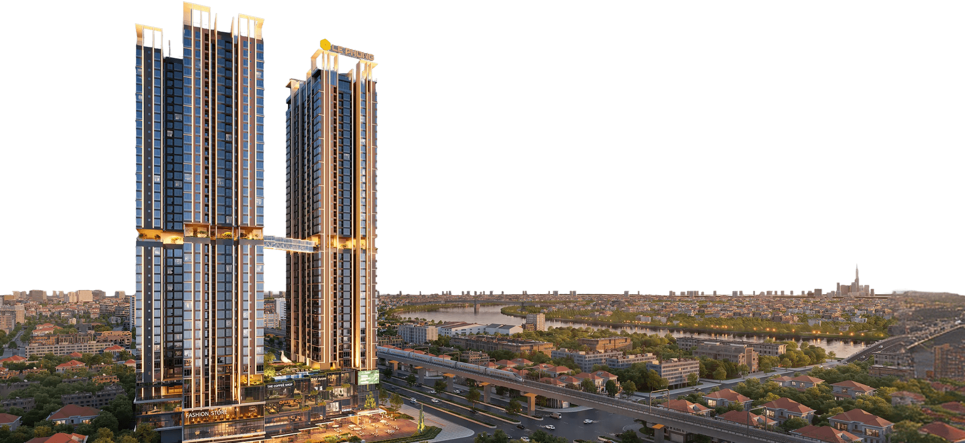 The Emerald Boulevard — render