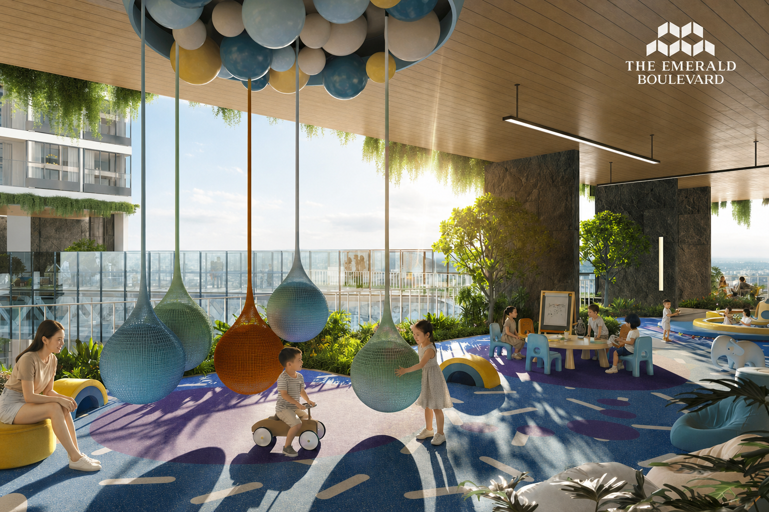 The Emerald Boulevard — render