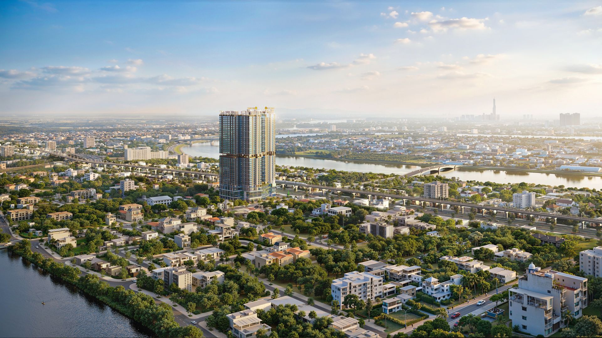 The Emerald Boulevard — render