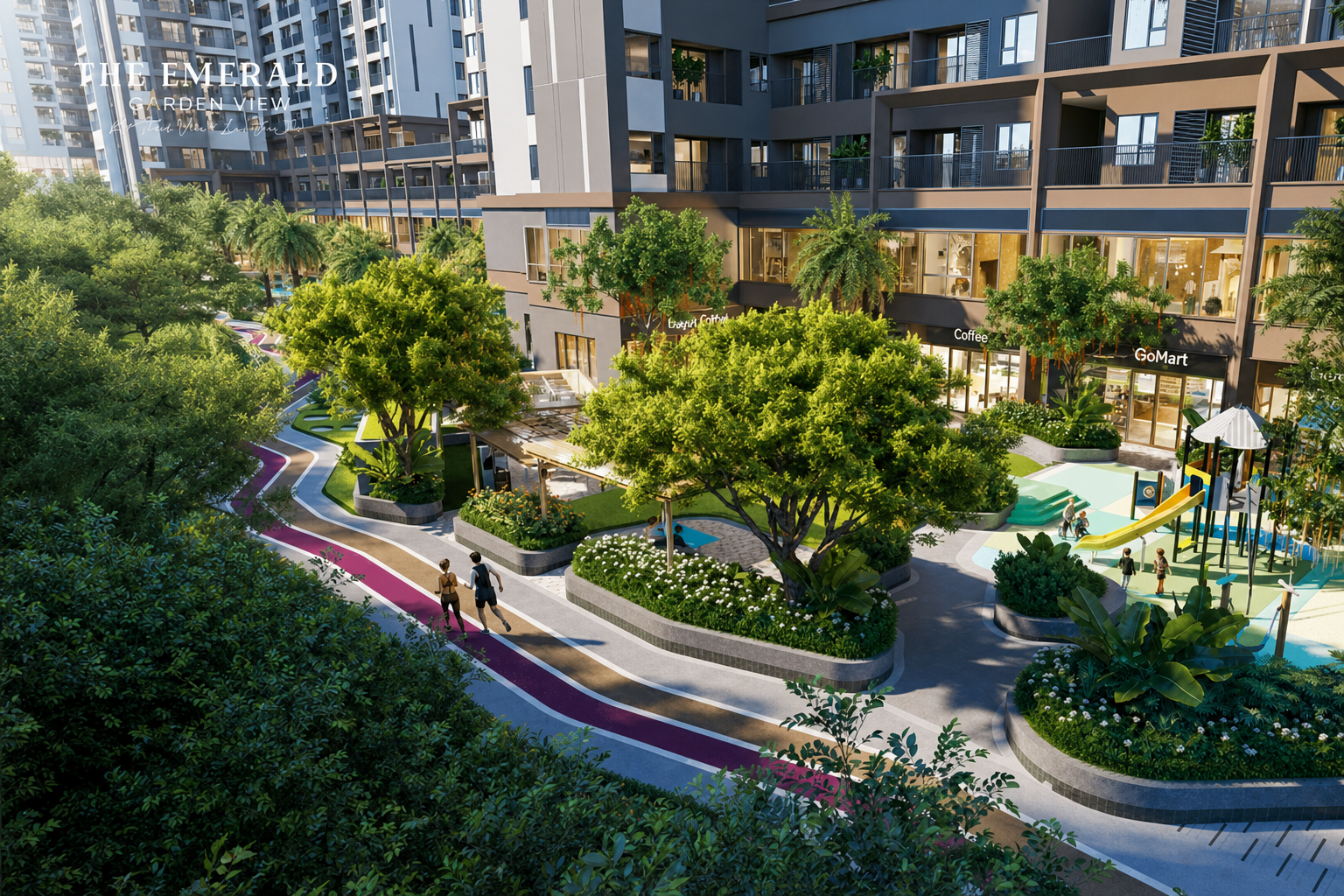 The Emerald Garden View — render